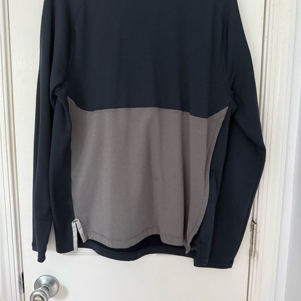 RHONE Dark Gray Crew Neck Shirt